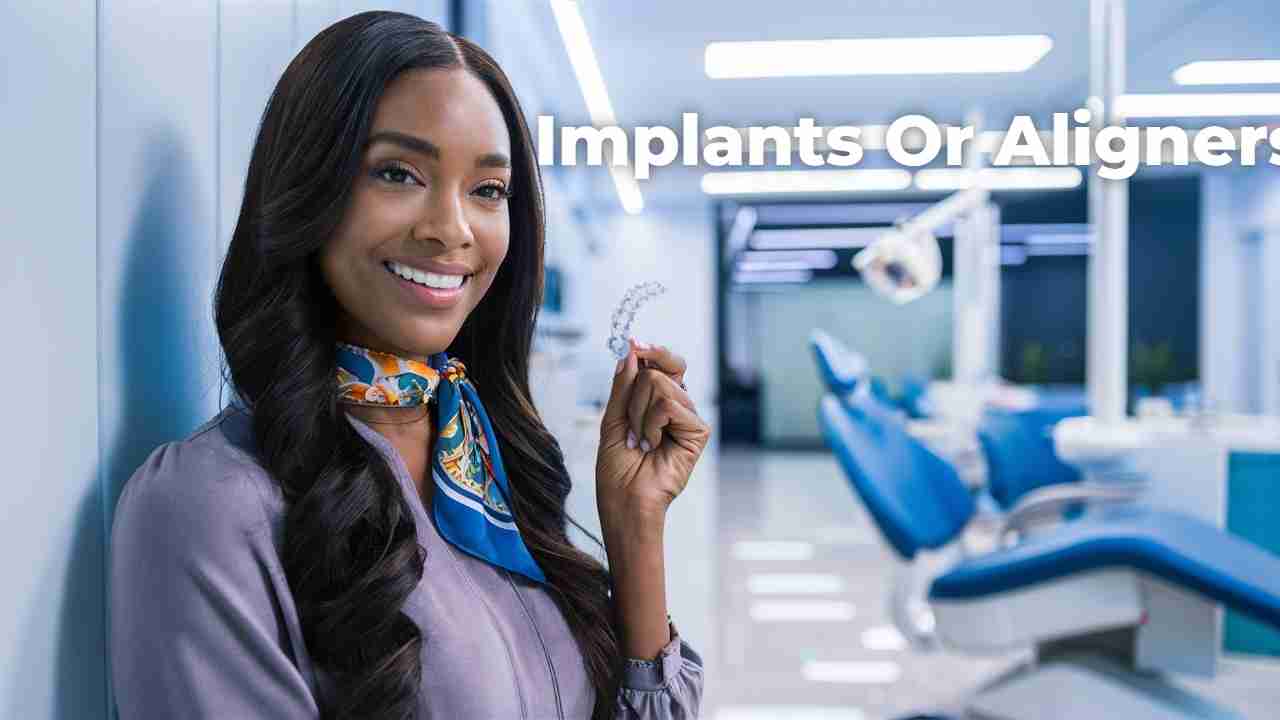 Clear Aligners and Dental Implants: Which one first?!