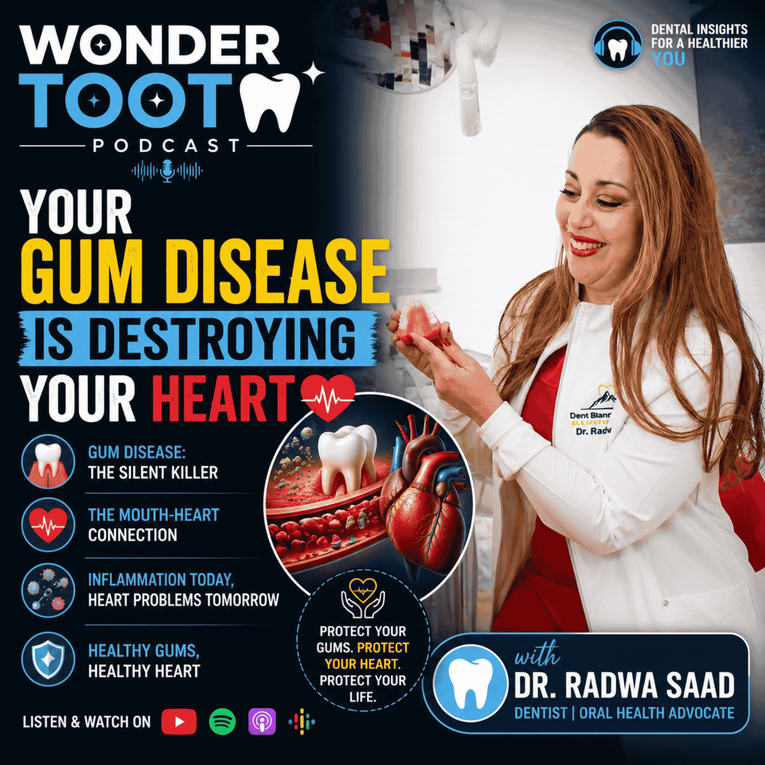 How Gum Disease destroys your Heart and Brain